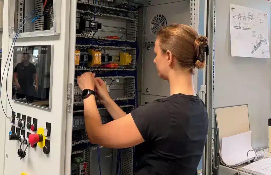 Automatisierungsanlage im Sondermaschinenbau.